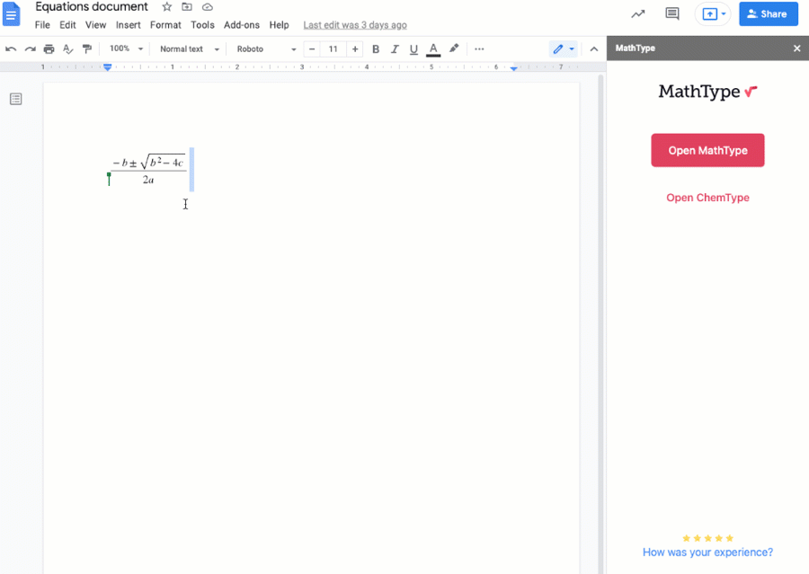 Math Equations - Google Workspace Marketplace